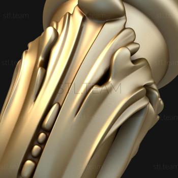 3D модель 3d stl модель шишки/навершия для столба (STL)